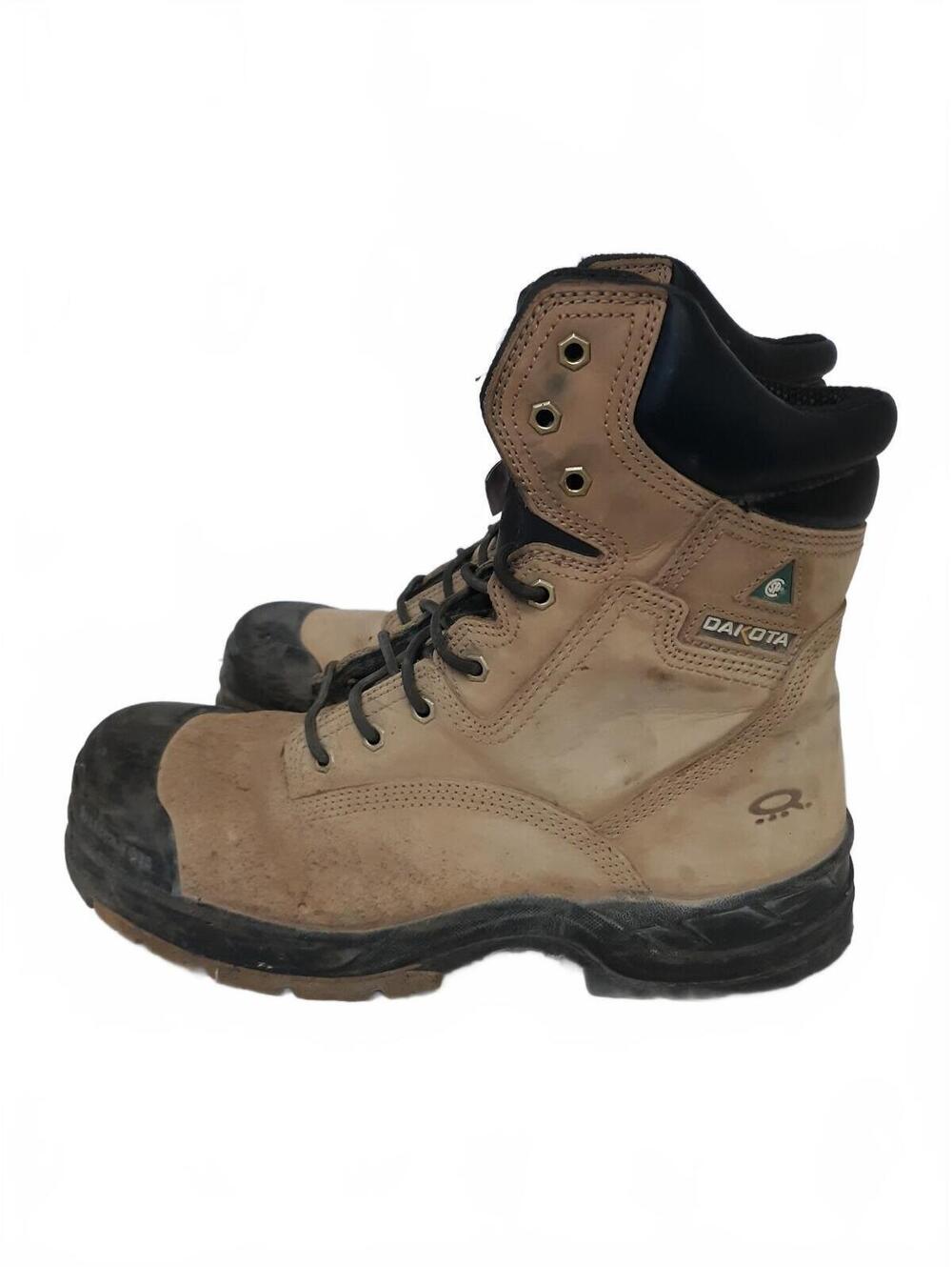 Dakota 6006 Men's 8" Steel Toe CSA Insulated Work Boots Tan Leather Size 13 - Picture 6 of 10